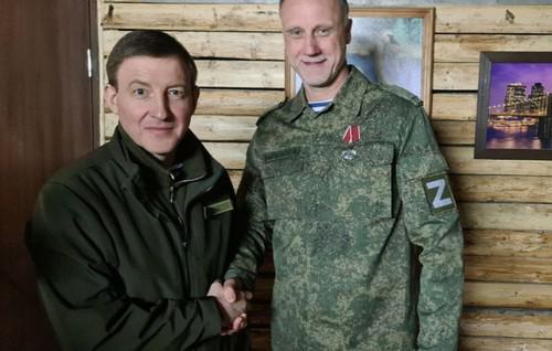 Андрей Турчак (слева) и Олег Голиков